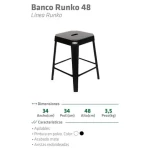 BANQUETA TROMEN RUNKO chapa