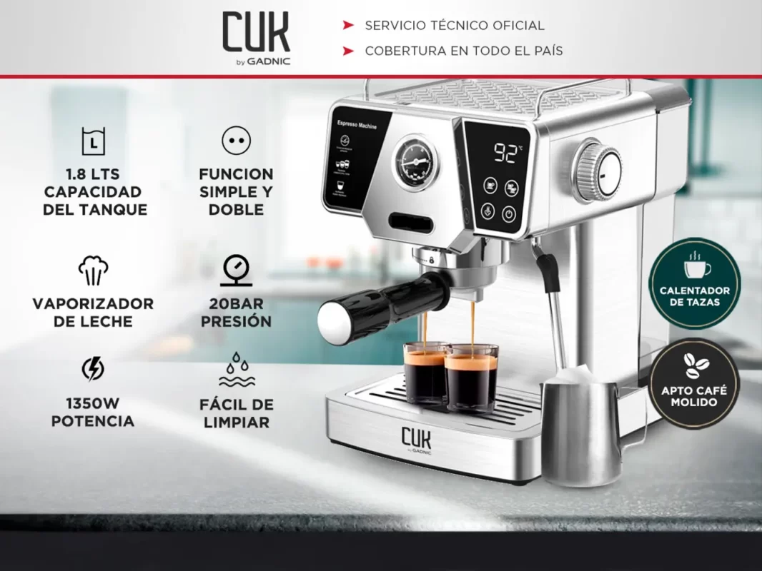 Cafetera Gadnic CME07 automática para cafe molido