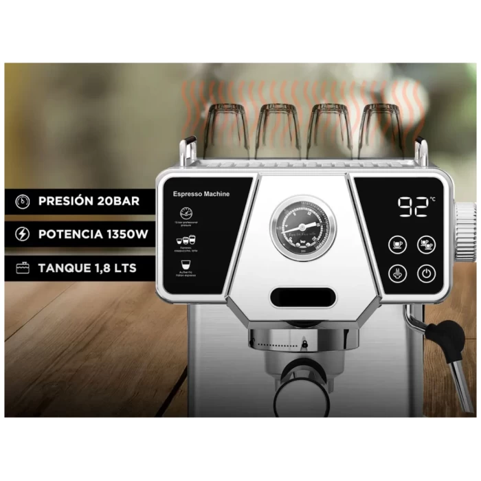 Cafetera expresso para cafe molido Gadnic