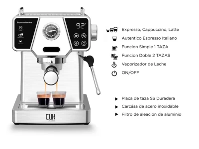 Cafetera expresso cafe molido