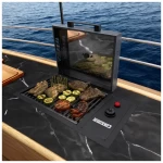 Parrilla eléctrica Sensho E Horizon en barco