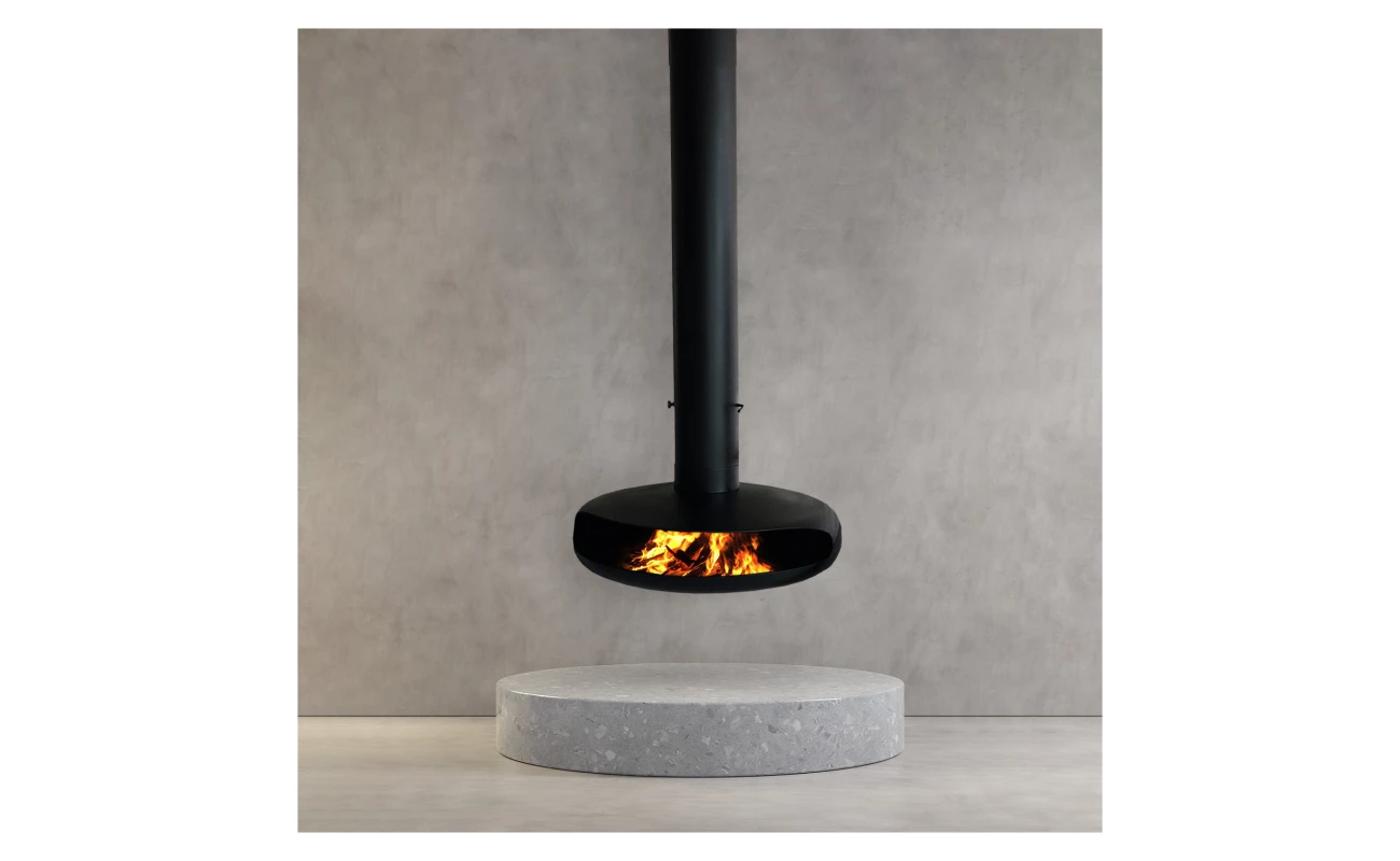 Chimenea Hogar a leña Colgante 100cm