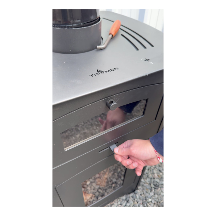 Salamandra con horno Tromen