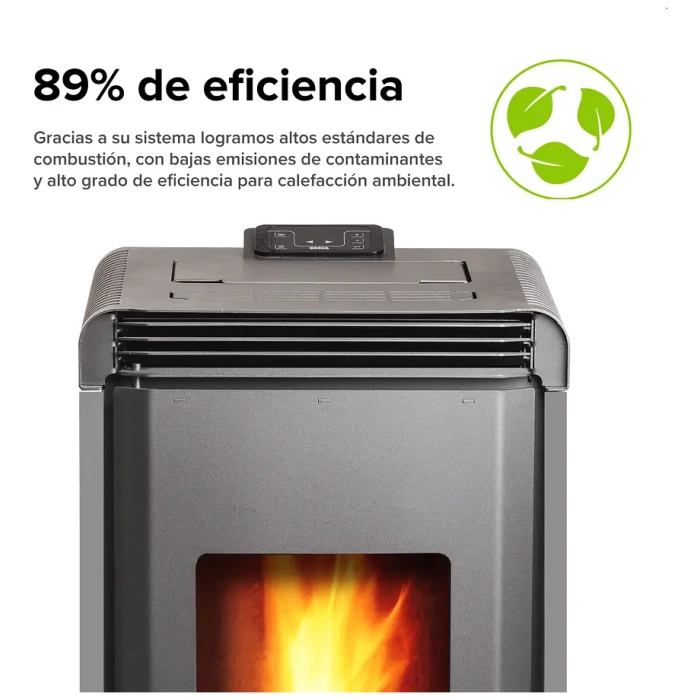 Estufa a pellet Bosca Hera+ Charcoal