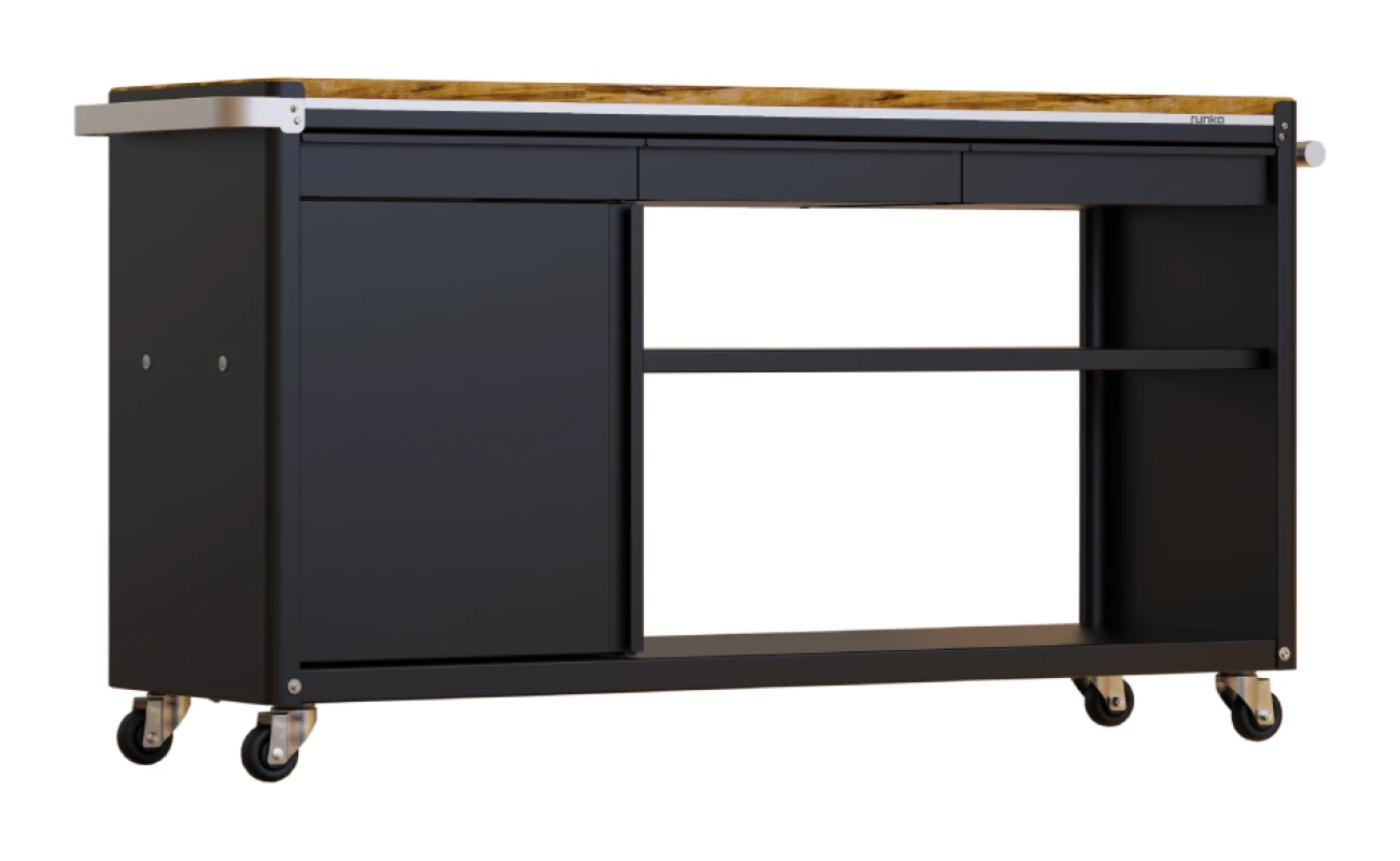 Barra Tromen Runko 1600 con mesada de madera