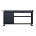 Barra Tromen Runko 1600 con mesada de madera