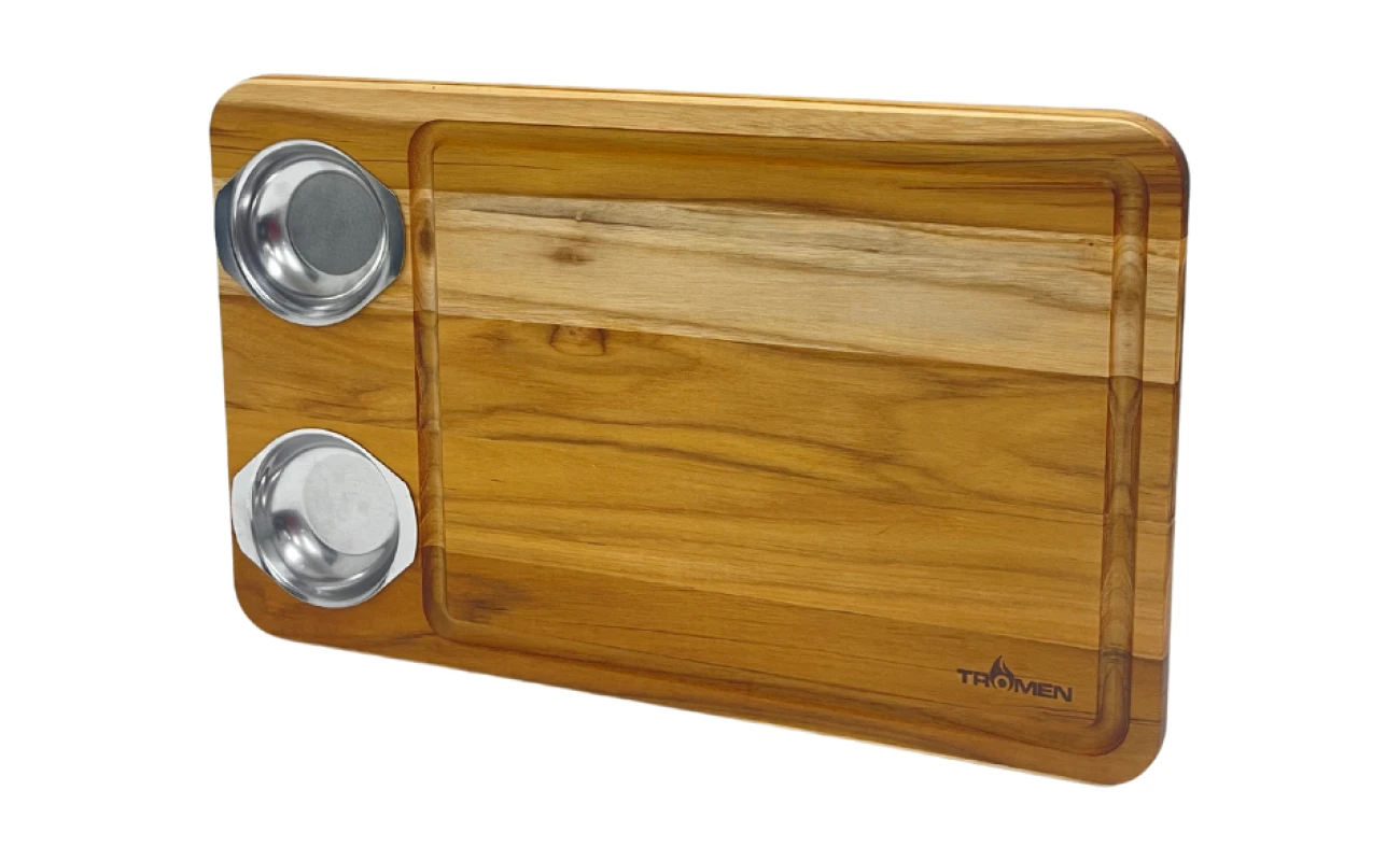 Tabla de madera Tromen Teca Cuenco 48X30cm