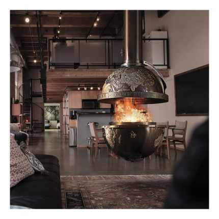 Chimenea colgante Diseño Terra
