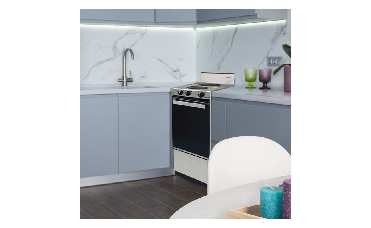 Cocina Eléctrica de Pie con 2 Hornallas – Compacta y Funcional