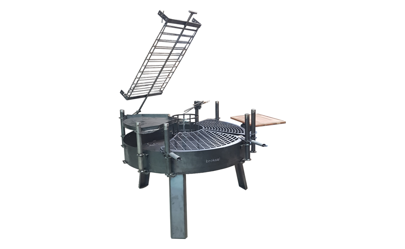 Fogón asador desarmable 95cm Brosen
