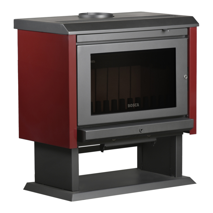 Calefactor a leña Gold 800 Black Vision Burdeo