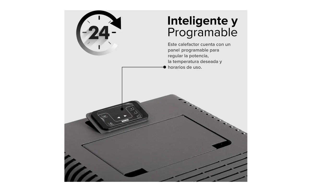 Estufa a pellet Bosca Black Vision Negro
