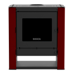 Calefactor a leña Gold 500 Black Vision Burdeo