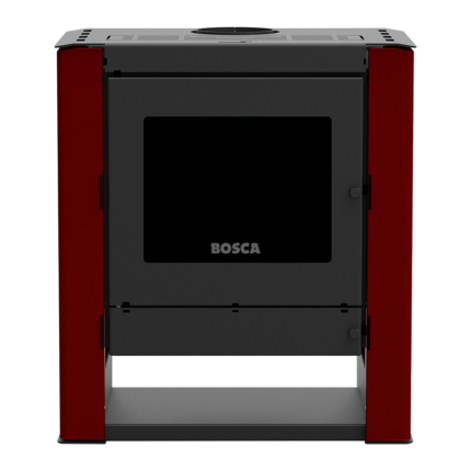Calefactor a leña Gold 500 Black Vision Burdeo