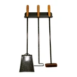 Kit para parrilla pala atizador y cepillo