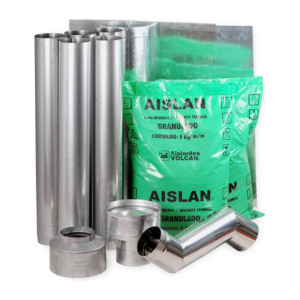Kit para instalación de insertable a leña Bosca 6”x5 m.