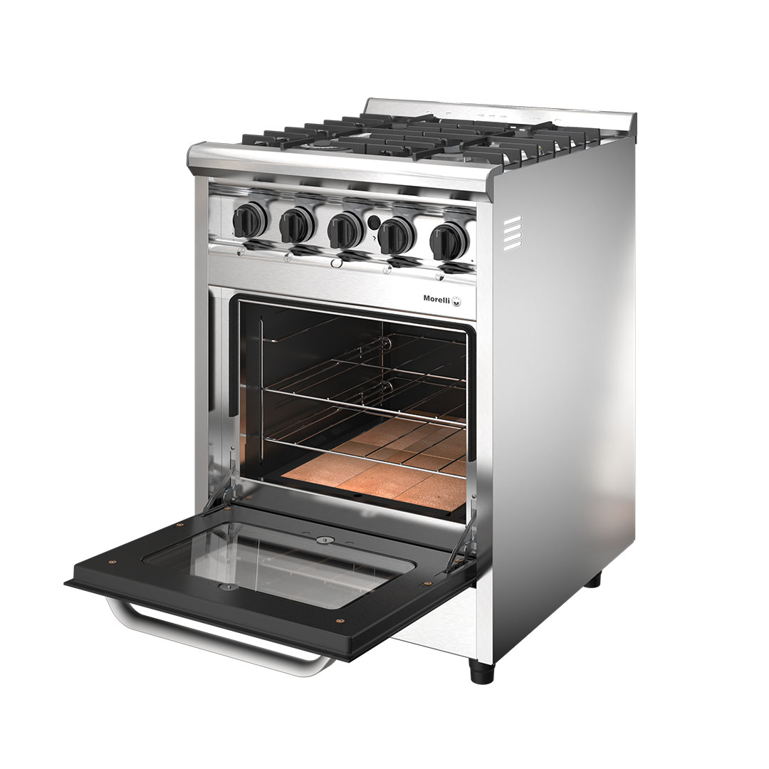 Cocina Semi Industrial Morelli Forza 600 P/Vidrio