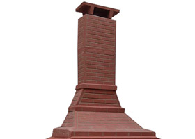 Alargue chimenea Ladrillo 100 cm