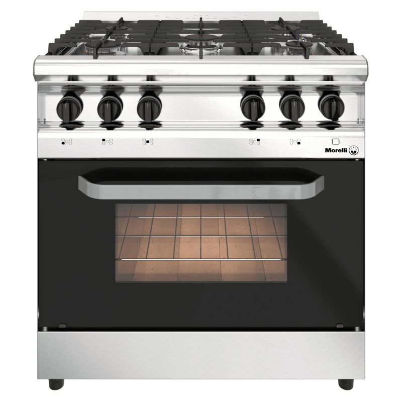 Cocina Semi Industrial Morelli Capri 820 82Cm Inoxidable