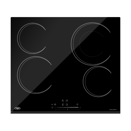 Anafe vitroceramico negro TST