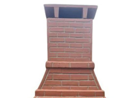 Alargue chimenea Ladrillo 50cm