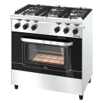 Cocina Semi Industrial Morelli Capri 820 82Cm P/Vidrio