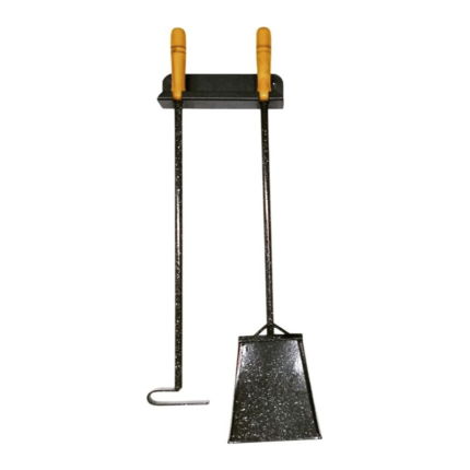 Set Pala + Atizador 60cm con soporte Invernativa