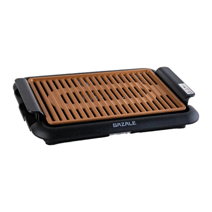 Parrilla Eléctrica Gazale Grill Plancha Antihumo y Antiadherente 1200w