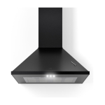 Campana de cocina TST Traful Negra 60cm