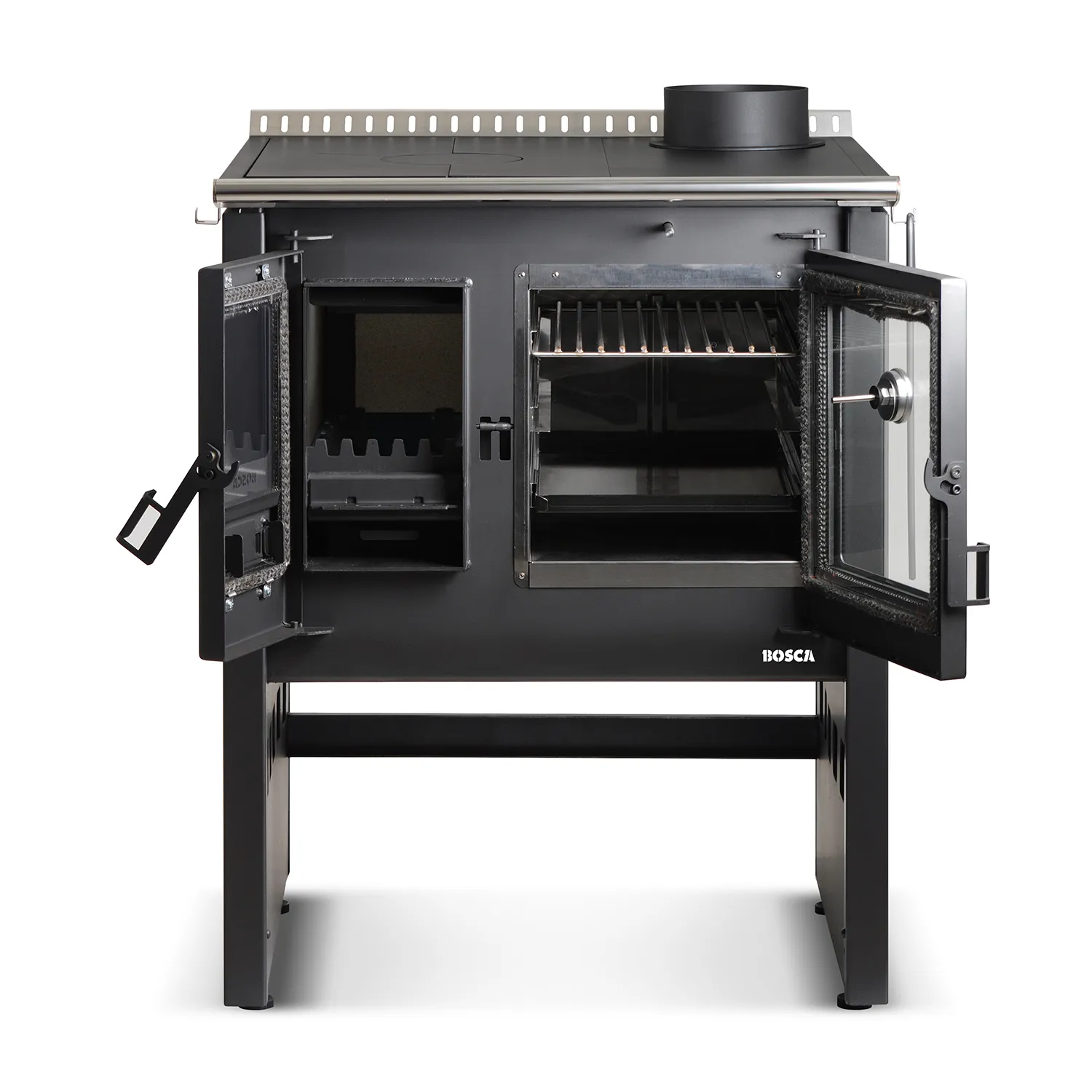 Cocina a Leña Bosca Ares 70 Charcoal