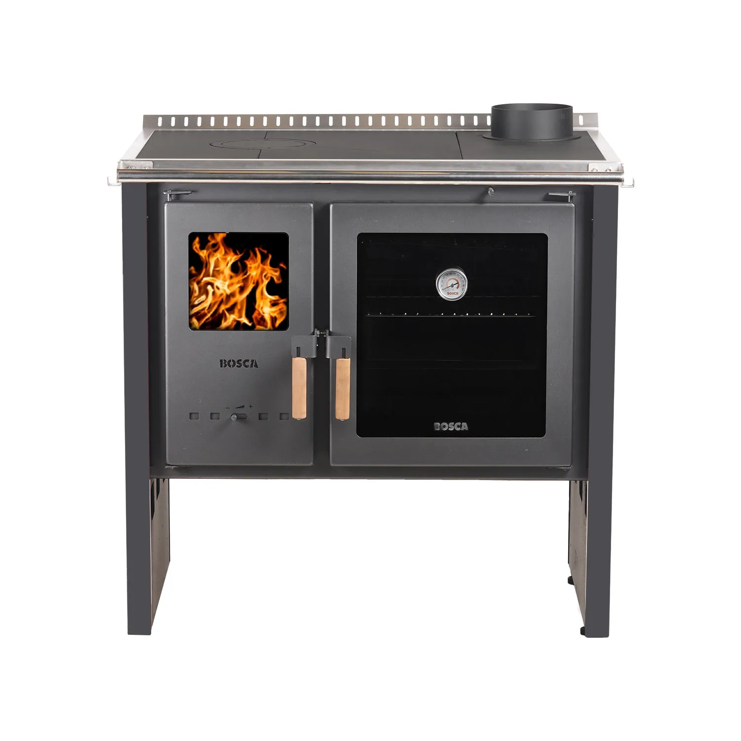 Cocina a Leña Bosca Hestia 90 Charcoal