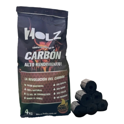 Carbón Premium Alto Rendimiento HOLZ