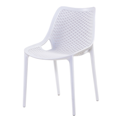 Silla de Exterior PVC Lahaina Blanca