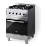 Cocina Semi Industrial TST Vesta 60 cm Acero Inoxidable