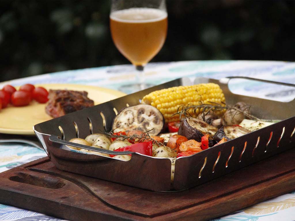 Bandeja Grande para Parrilla Cukingo Acero Inoxidable