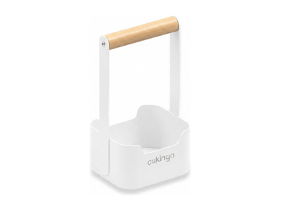 Organizador Mini Cukingo Blanco con Mango de Madera