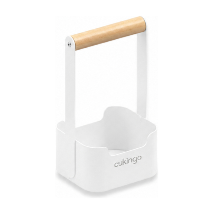 Organizador Mini Cukingo Blanco con Mango de Madera