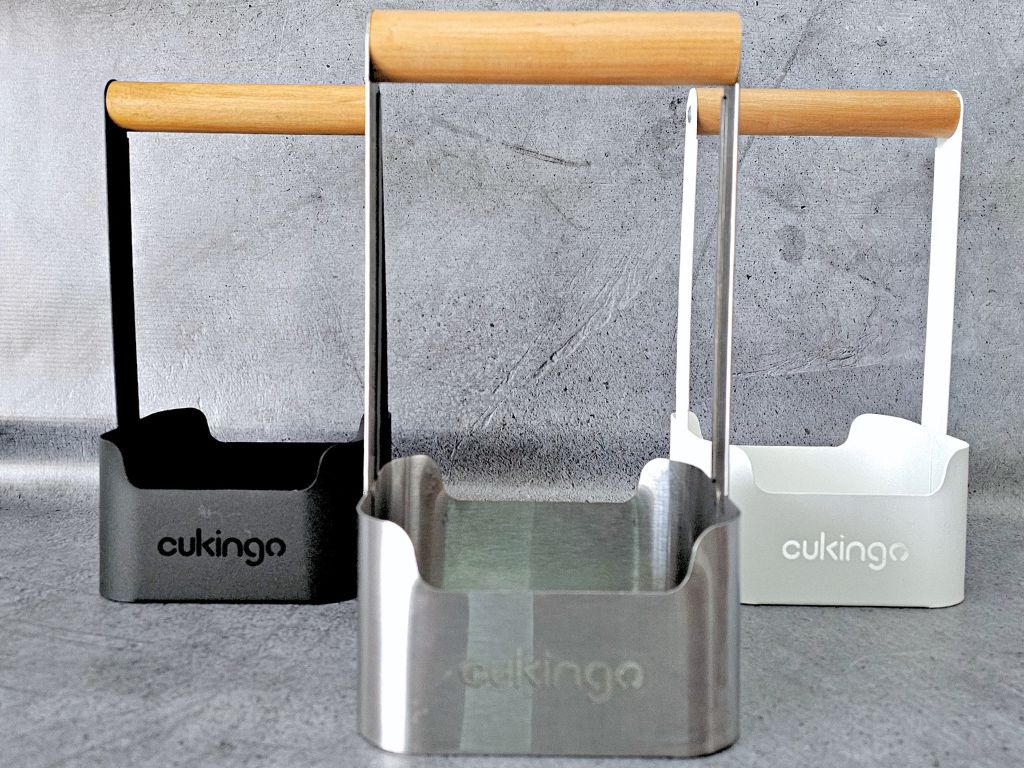 Organizador Mini Cukingo Negro con Mango de Madera