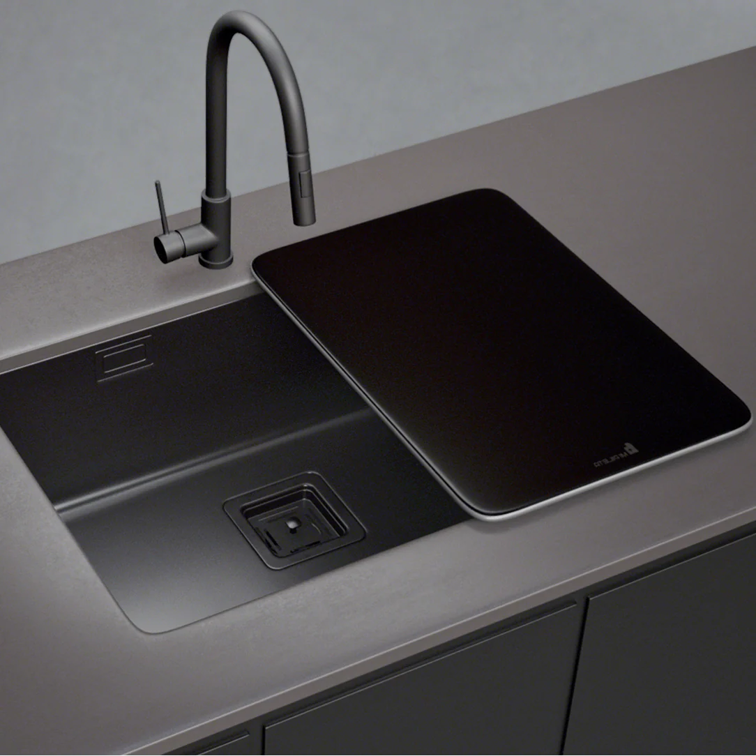 Pileta de Cocina Essentia Simple 660B Grafito Satinado Mi Pileta