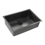 Pileta de Cocina Essentia Simple 660B Grafito Satinado Mi Pileta