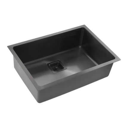 Pileta de Cocina Essentia Simple 660B Grafito Satinado Mi Pileta