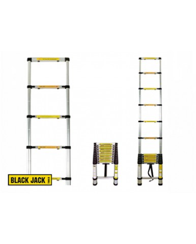Escalera Telescópica de Aluminio Black Jack 2,6 Metros 150 kg