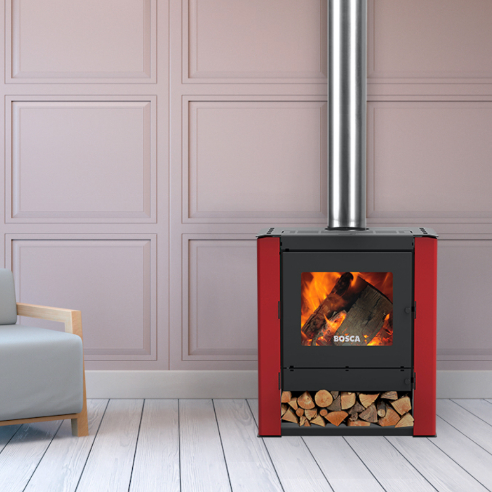 Calefactor a leña Bosca Gold 500 Burdeo