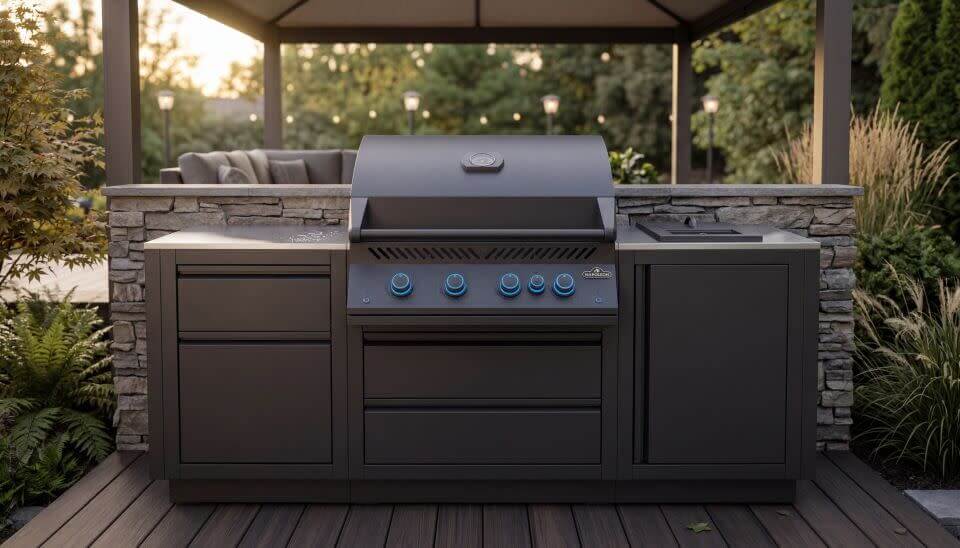 Parrilla a Gas Napoleon OASIS® 700 con Isla