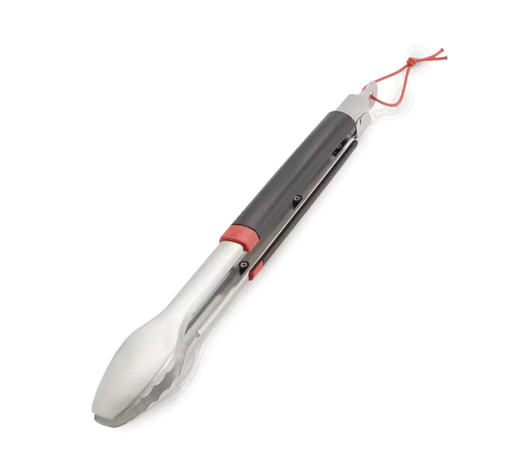 Pinza Weber para Parrilla 40 cm Acero Inoxidable con Traba