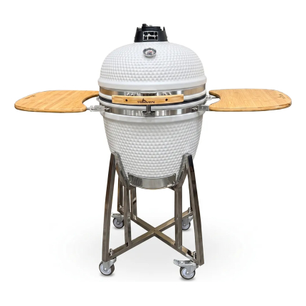Kamado cerámico Tromen 23,5" - Blanco Mate