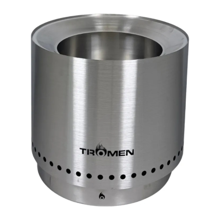 Fogonero Bajo Humo Tromen 500 Acero Inoxidable