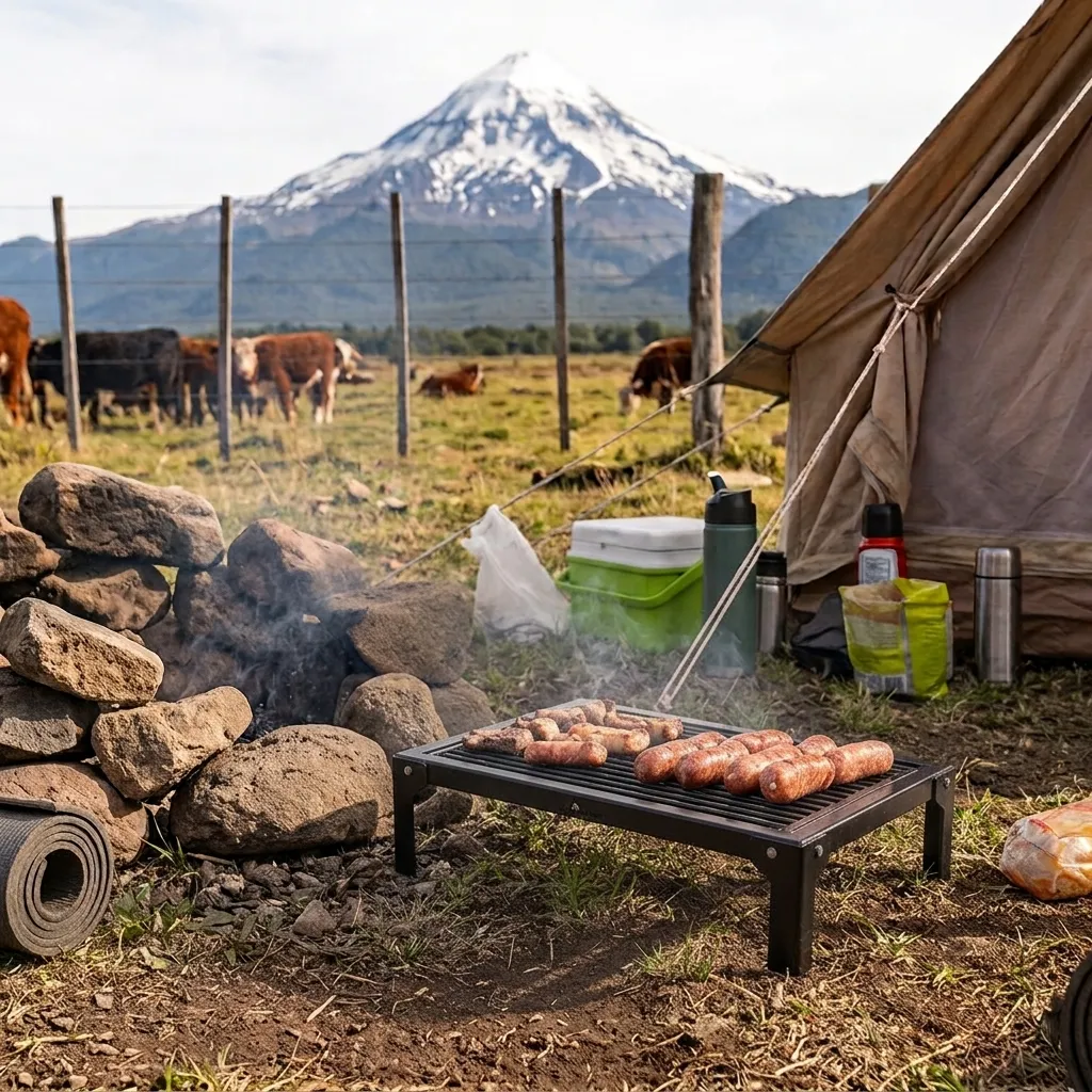 Parrilla Portátil Tromen PP 62 Enlozada
